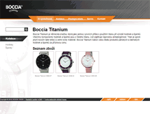 Tablet Screenshot of boccia-titanium.cz